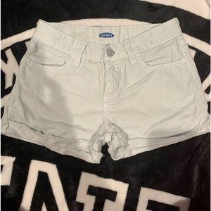 Youth size 10 old navy white shorts